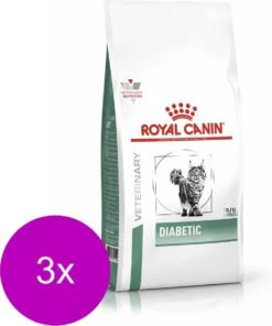 Royal Canin Veterinary Diet Diabetic – Kattenvoer – 3 X 3.5 Kg