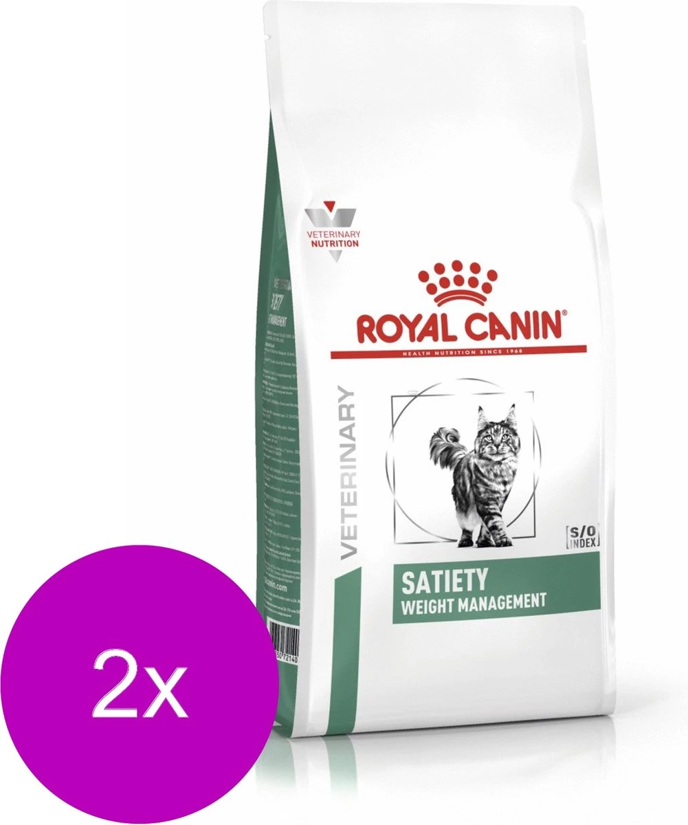 Royal Canin Veterinary Diet Satiety Weight Management – Kattenvoer – 2 X 6 Kg 3 Royal Canin Veterinary Diet Satiety Weight Management – Kattenvoer – 2 X 6 Kg