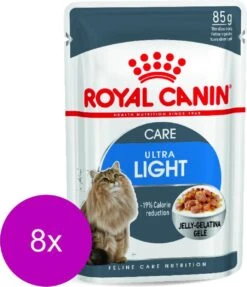 Royal Canin Ultra Light In Jelly – Kattenvoer – 8 X 12×85 G