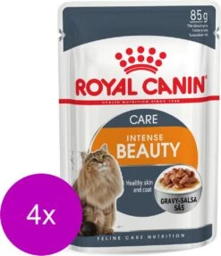 Royal Canin Intense Beauty In Jelly – Kattenvoer – 4 X 12×85 G