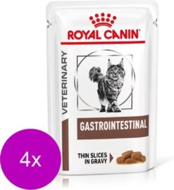 Royal Canin Veterinary Diet Gastro Intestinal Wet – Kattenvoer – 4 X 12×85 G
