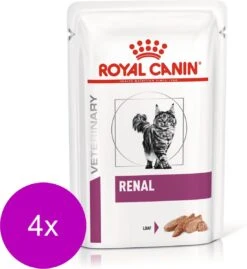 Royal Canin Veterinary Diet Cat Renal Kip Loaf – Kattenvoer – 4 X 12 X 85 G