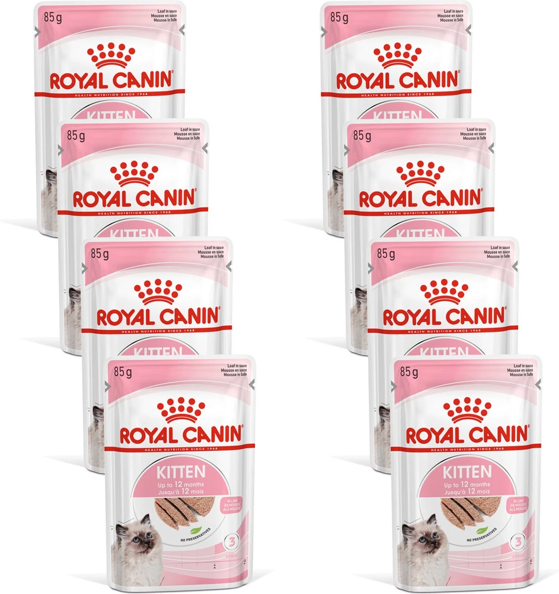Royal Canin Kitten Loaf – Kitten-Kattenvoer – 8 X 12×85 G 3 Royal Canin Kitten Loaf – Kitten-Kattenvoer – 8 X 12×85 G