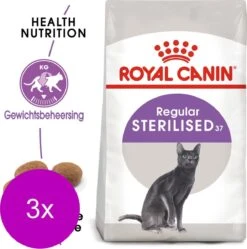 Royal Canin Fhn Sterilised 37 – Kattenvoer – 3 X 2 Kg
