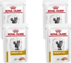 Royal Canin Veterinary Diet Urinary S/O Loaf Wet – Kattenvoer – 4 X 12×85 G