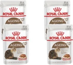 Royal Canin Fhn Senior Ageing 12plus Mp Pouch – Kattenvoer – 4 X 12×85 G
