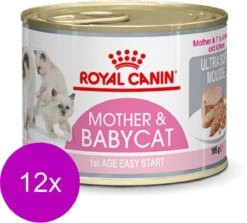 Royal Canin Wet Mother & Babycat Mousse – Kattenvoer – 195 Gr