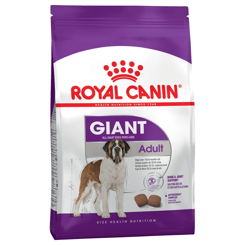 1 Kg / 3 Kg Gratis! 9 Kg / 18 Kg Royal Canin Size Hondenvoer – Giant Adult (15 Kg + 3 Kg Gratis!) 3 1 Kg / 3 Kg Gratis! 9 Kg / 18 Kg Royal Canin Size Hondenvoer – Giant Adult (15 Kg + 3 Kg Gratis!)