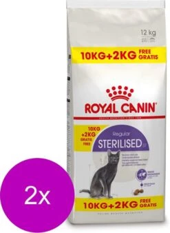 Royal Canin Sterilised 37 – Kattenvoer – 2 X 10+2 Kg Bonusbag