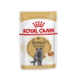 Royal Canin British Shorthair Adult Natvoer – Kattenvoer – 12×85 G