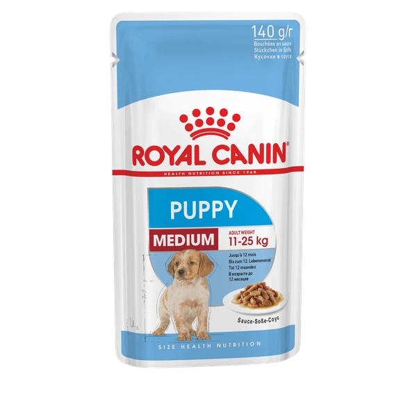 Royal Canin Medium Natvoer – Puppy-Hondenvoer – 10×140 G 3 Royal Canin Medium Natvoer – Puppy-Hondenvoer – 10×140 G