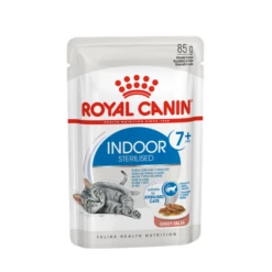 Royal Canin Indoor 7+ In Gravy – Kattenvoer – 12 X 85 G