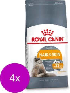 Royal Canin Fcn Hair & Skin Care – Kattenvoer – 4 X 4 Kg
