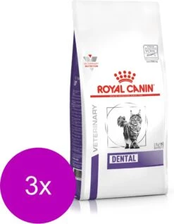 Royal Canin Veterinary Diet Dental – Kattenvoer – 3 X 1.5 Kg