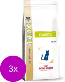 Royal Canin Veterinary Diet Diabetic – Kattenvoer – 3 X 1.5 Kg