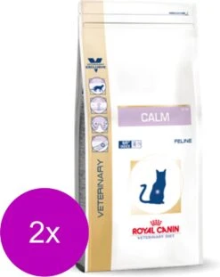 Royal Canin Veterinary Diet Calm – Kattenvoer – 2 X 4 Kg