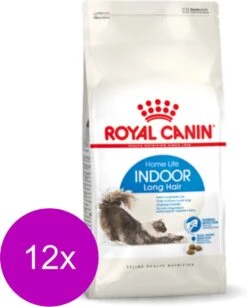 Royal Canin Indoor Long Hair – Kattenvoer – 12 X 400 G