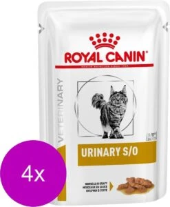Royal Canin Veterinary Diet Urinary S/O Morsels Gravy Wet – Kattenvoer – 4 X 12×85 G