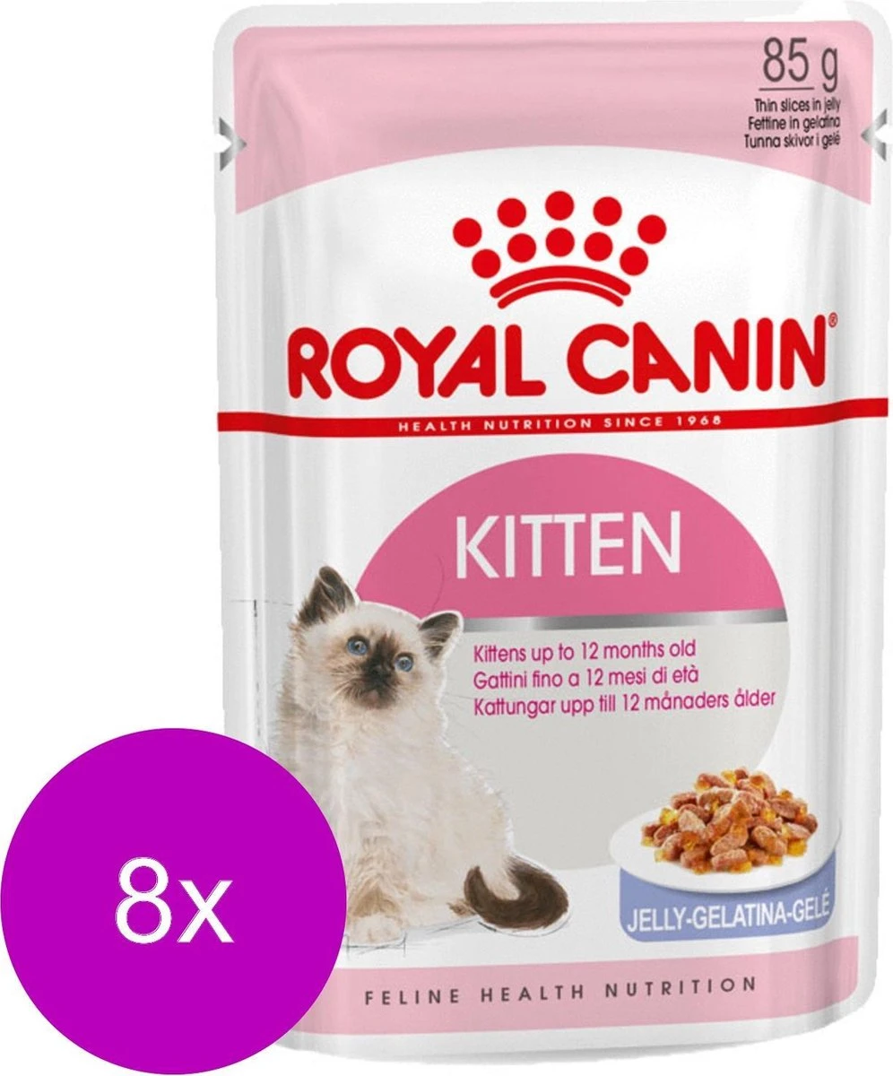 Royal Canin Kitten In Jelly – Kattenvoer – 8 X 12×85 G 3 Royal Canin Kitten In Jelly – Kattenvoer – 8 X 12×85 G