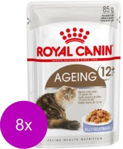 Royal Canin Ageing +12 In Jelly – Kattenvoer – 8 X 12×85 G