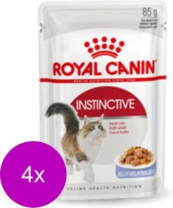 Royal Canin Fhn Adult Instinctive Mp Pouch – Kattenvoer – 4 X 12×85 G Jelly